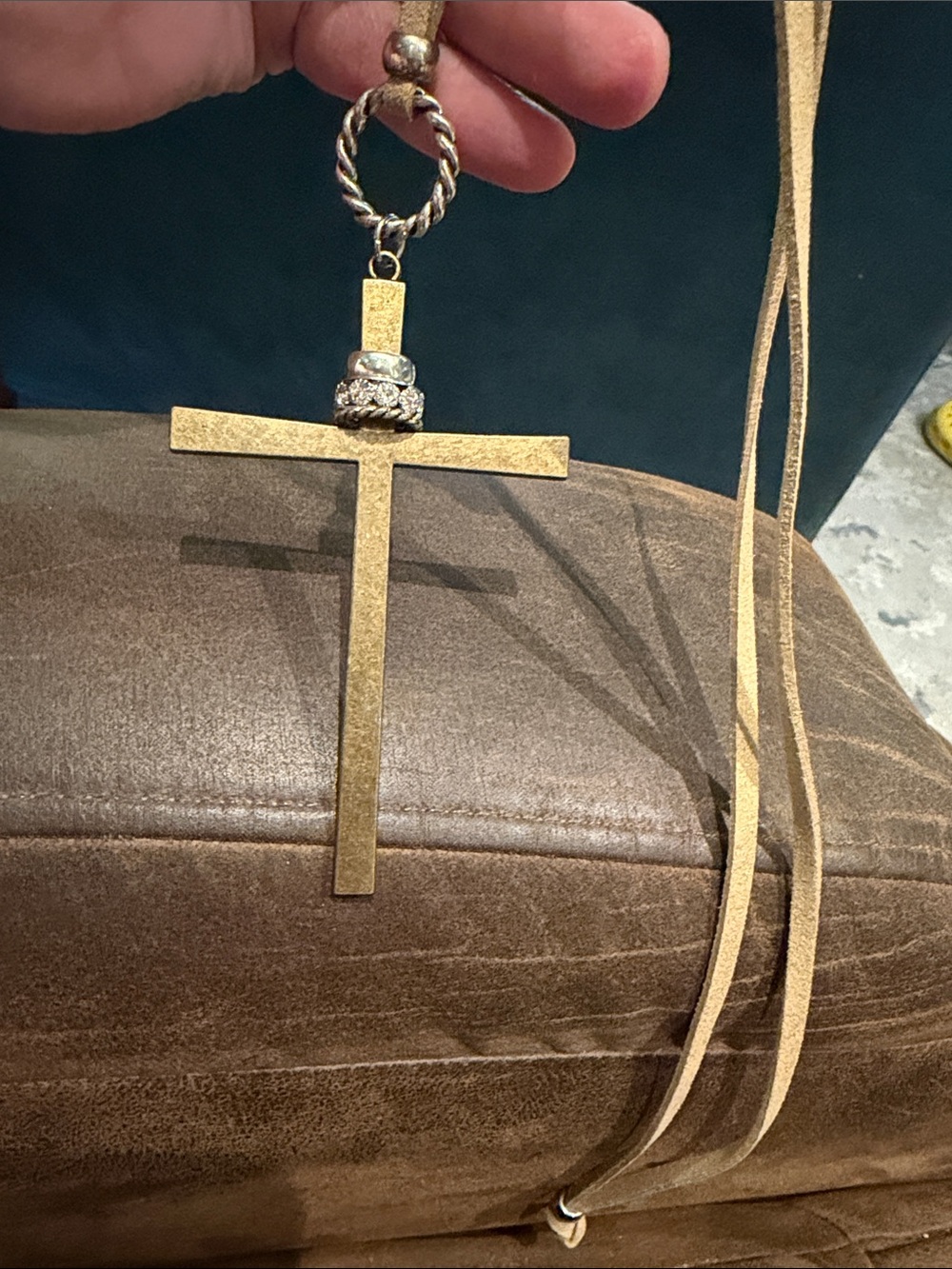 Beautiful Boho Long Cross Necklace